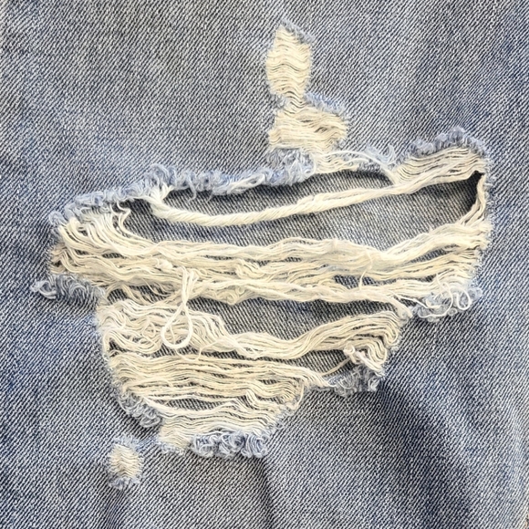 RAG & BONE Boyfriend Cropped Jeans, Womens 27, Distressed - Picture 5 of 8